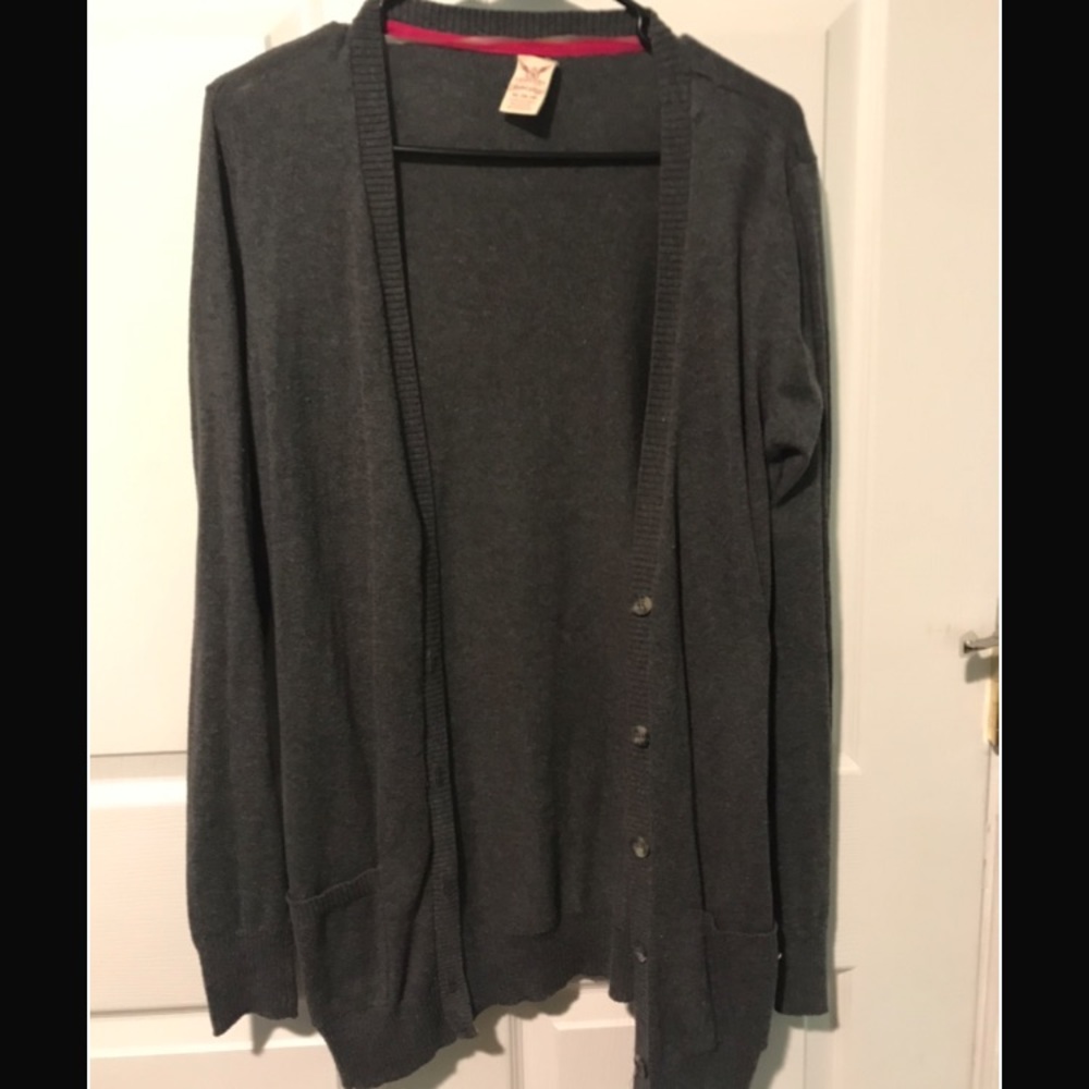 Long Dark Gray Sweater